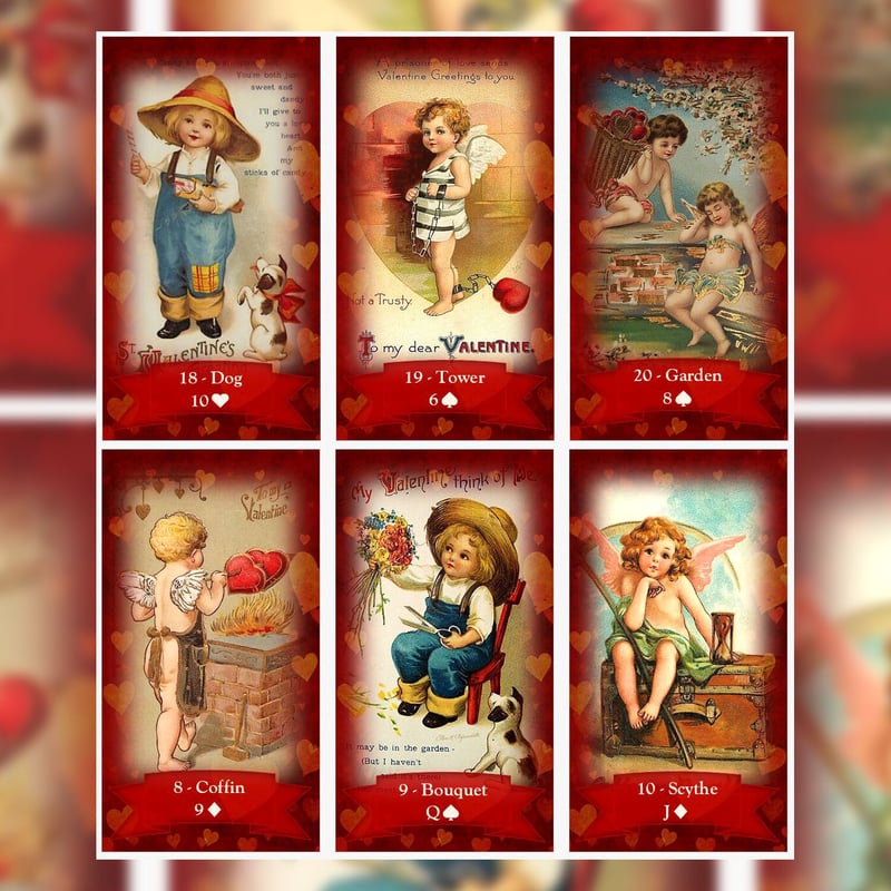 予約商品】Valentines Day Lenormand deck【ルノルマンカード】 |