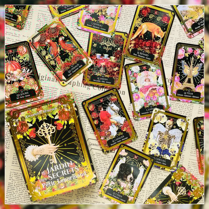 フランス語】秘密の花園プチルノルマン【ルノルマンカード】 | musemuse