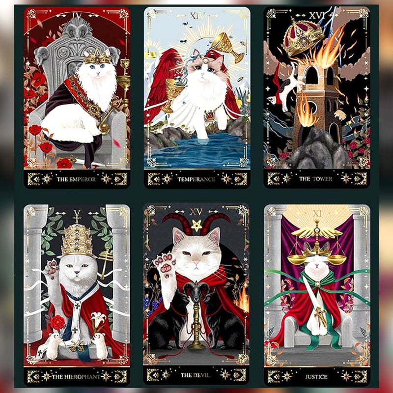 予約商品】MUSE CAT TAROT ミニサイズ【タロットカード】 | musemuse 予約商品】MUSE CAT TAROT ミニサイズ【タロットカード】 | musemuse