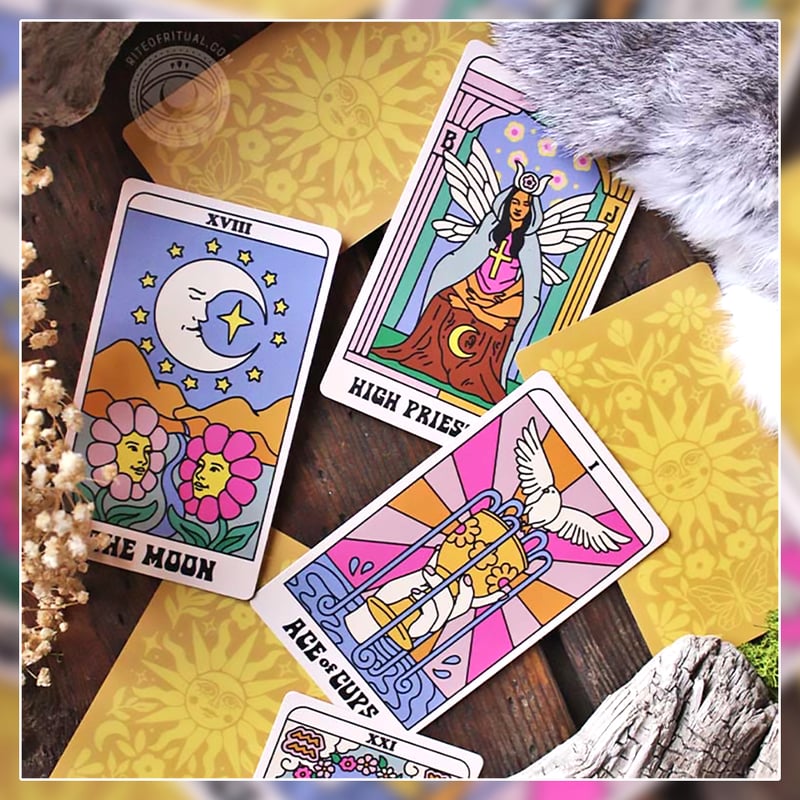 ひまわり★タロット 楽天市場】カード ゲーム プレゼント クラシック ウェイト タロットの