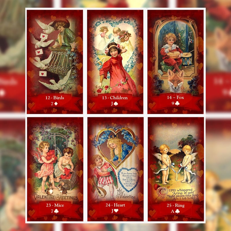 予約商品】Valentines Day Lenormand deck【ルノルマンカード】 |