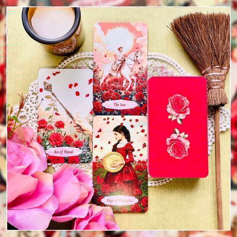 入手困難な海外デッキが待望の入荷✨超美麗バラのデッキ✨レッドローズタロットカード デザートローズタロットカード｜作者直輸入・希少デッキ | タロクル