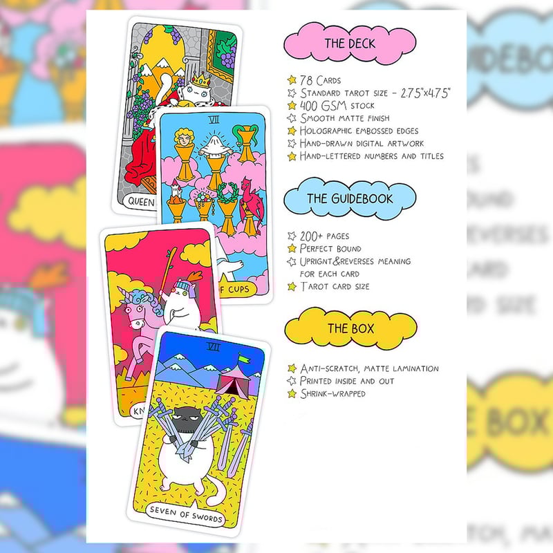 予約商品】Paws Tarot Deck【タロットカード】 | musemuse