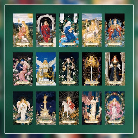 【ミニサイズ】Moonshadow Floral Vow Tarot【タロットカード】