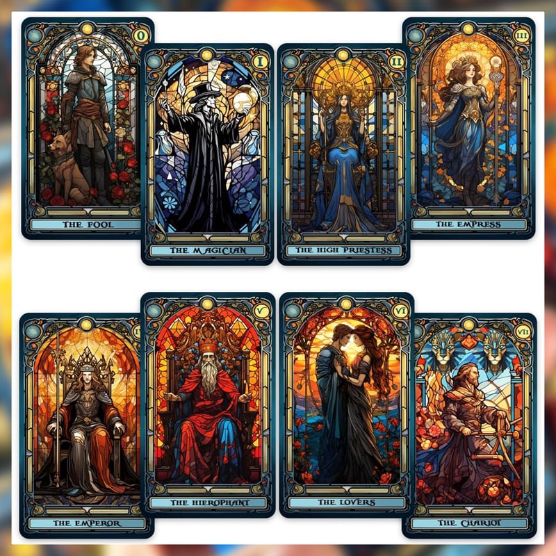予約商品】Stained Glass Tarot Cards【タロットカード】 | muse