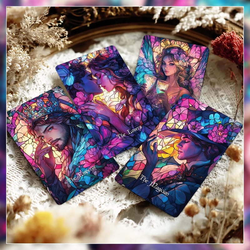 Stained Glass Bloom Tarot Deck【タロットカード】 | musemuse