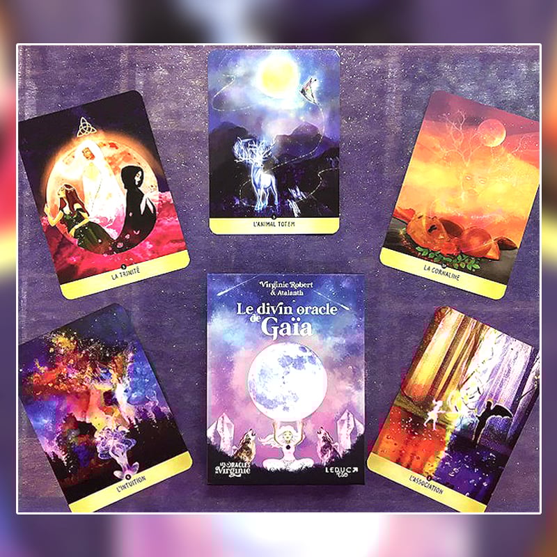 フランス語】Le Divin oracle de Gaïa【オラクルカード】 | musemuse