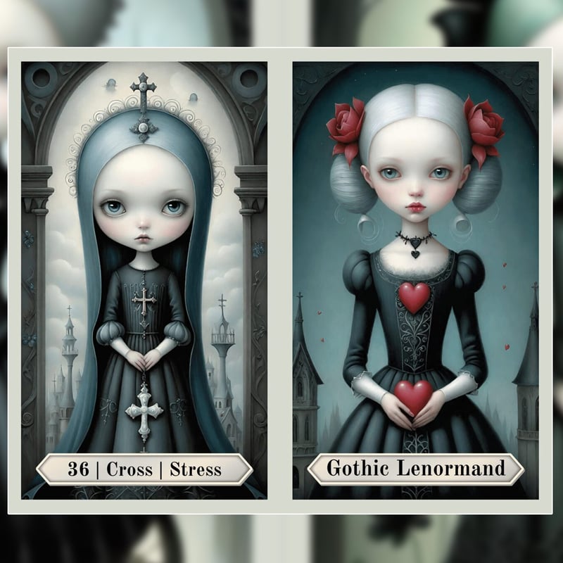 Gothic Lenormand cards【ルノルマンカード】 | musemuse