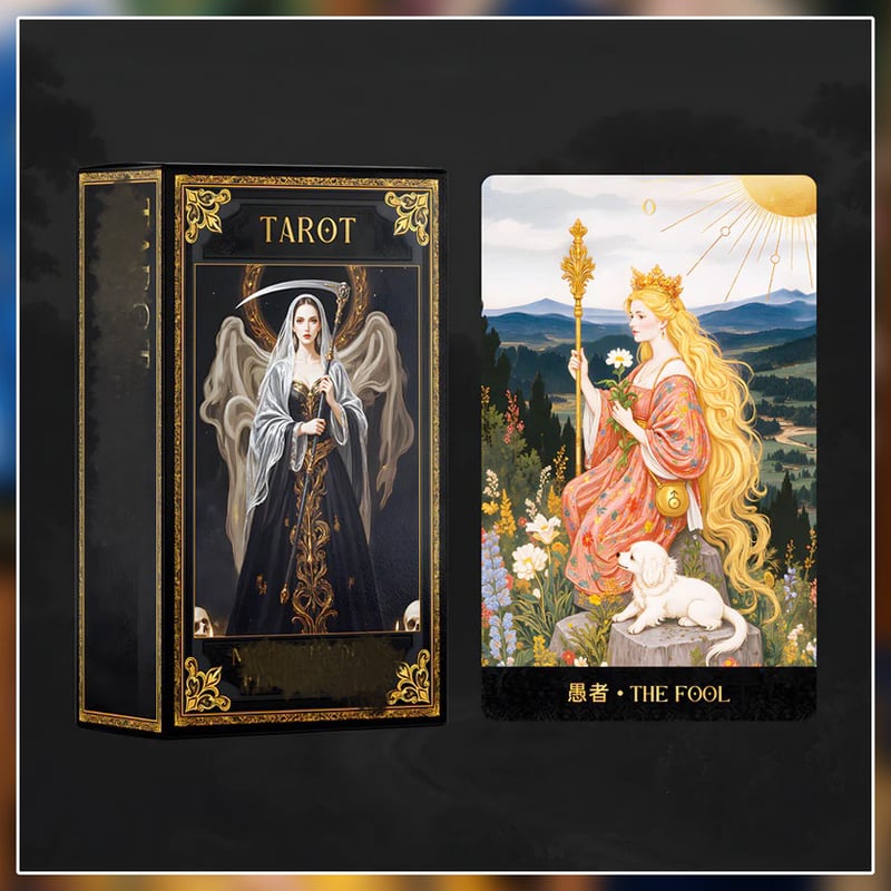 【美品】早い者勝ち　Slip タロットカード特典付き ミニサイズ】Moonshadow Floral Vow Tarot【タロットカード】 | m