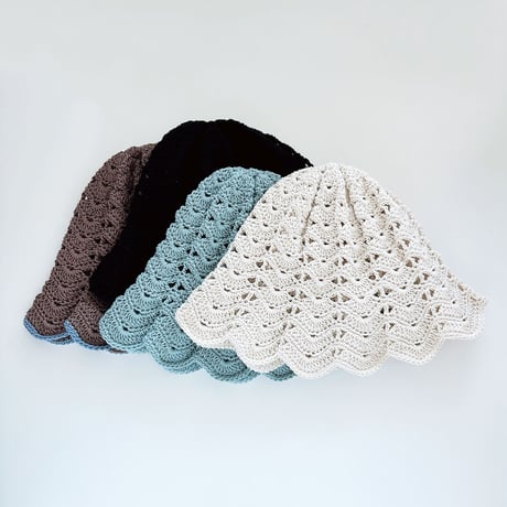 【OTONA】shelly frilly hat（basic）
