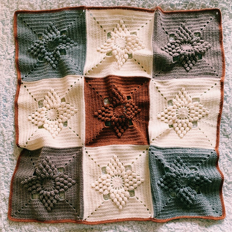 ✧星のウールブランケット✧ BROWN | posy