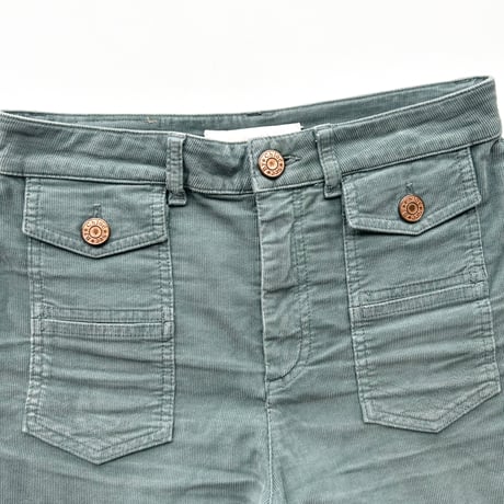 Chloe blue corduroy short pants