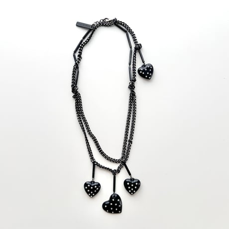 made in Italy / heart chain long necklace