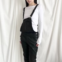 MORGAN black cotton all in one