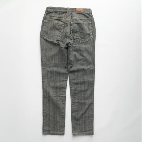 Chloe navy×white striped pants