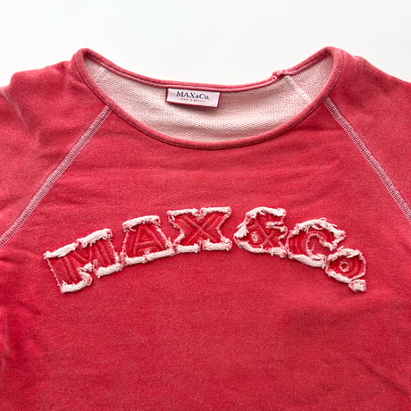 made in Italy / red patch logo sweat tops