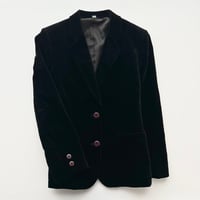 black velour jacket