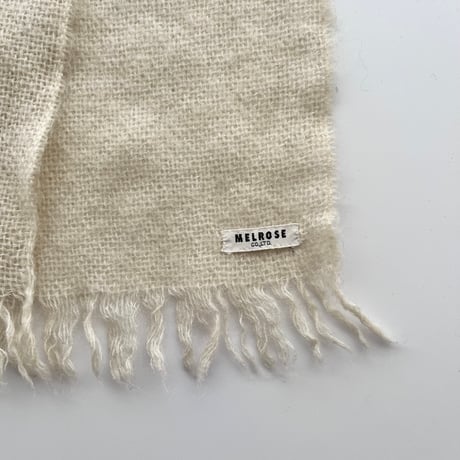 ivory knitted muffler