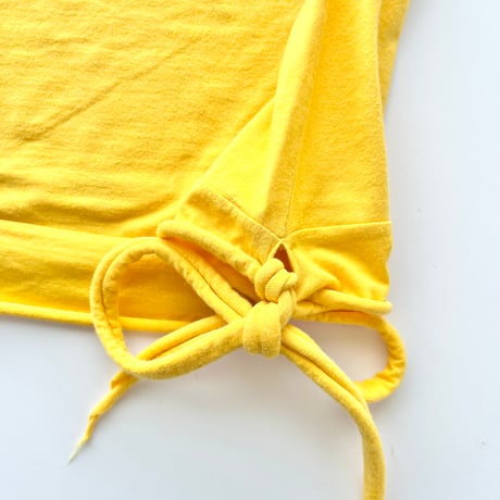 Chloe yellow logo ribbon tops