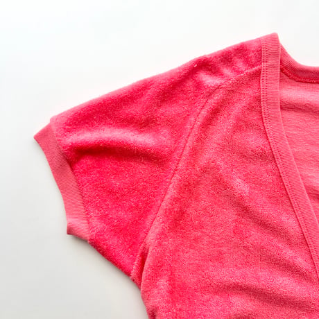 hot pink pile cardigan