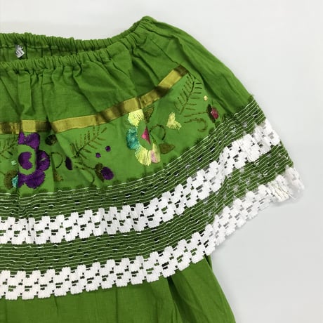made in MEXICO embroidered cotton tunic