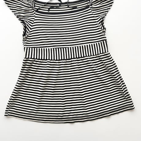 striped halter neck tunic