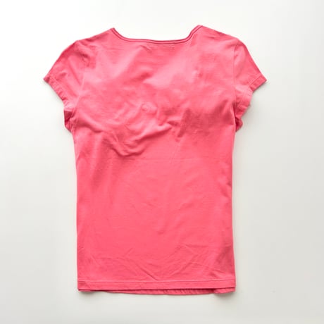 DKNY hot pink corsage T-shirts