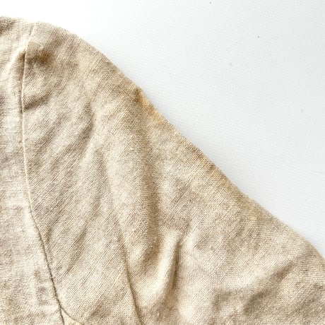 beige suede line linen jacket
