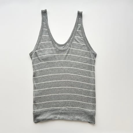 ALEXANDER WANG gray striped tank top