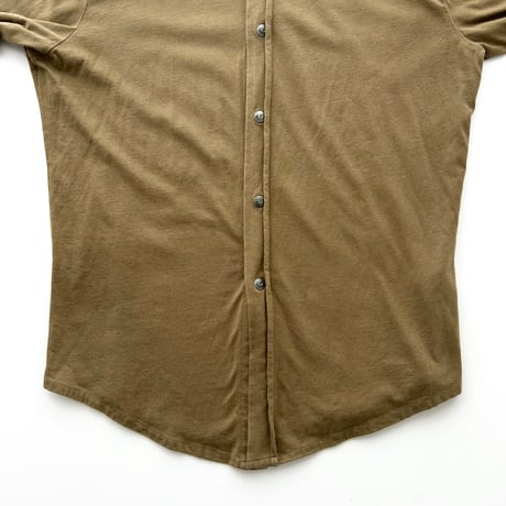 DIESEL khaki embroidery shirt