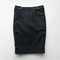 STELLA McCARTNEY black side zip skirt