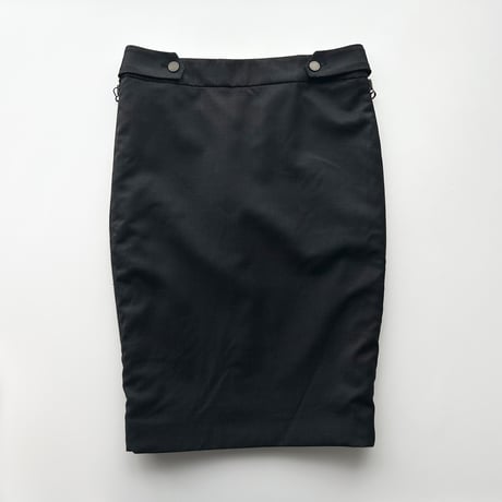 STELLA McCARTNEY black side zip skirt