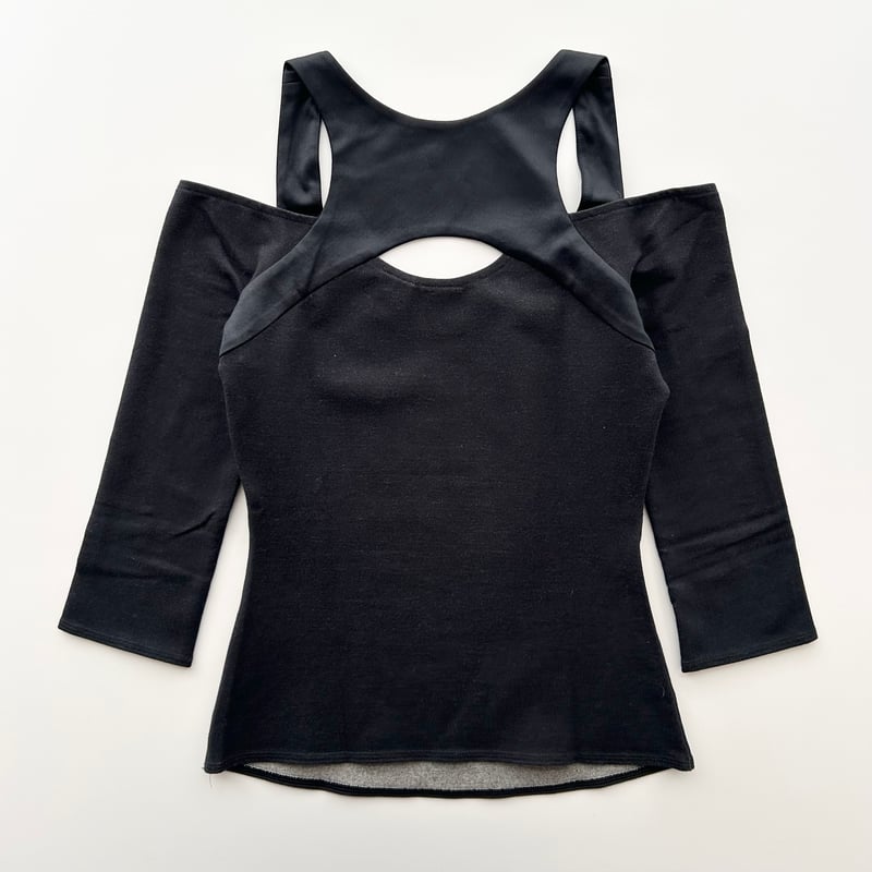 ARMANI black designed tops | pour elles ARMANI black designed tops | pour elles