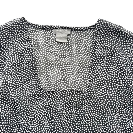 dot chiffon tunic