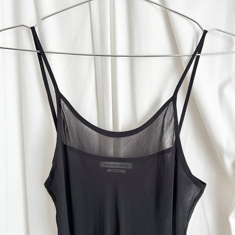 ISABEL MARANT black sheer camisole tunic