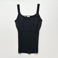DKNY black knitted camisole