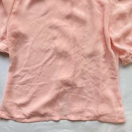 see-through pink designed shirt