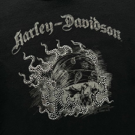 Harley-Davidson black rhinestone T-shirts