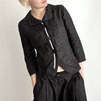 ARMANI black linen jacket