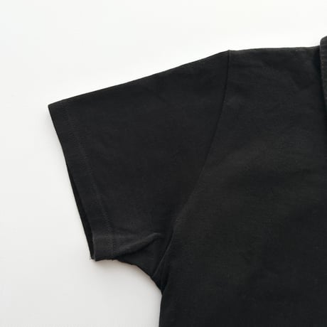 agnes b. black cotton polo shirt