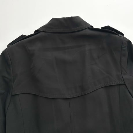 black long trench coat
