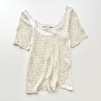 STELLA McCARTNEY silk dot layered tunic