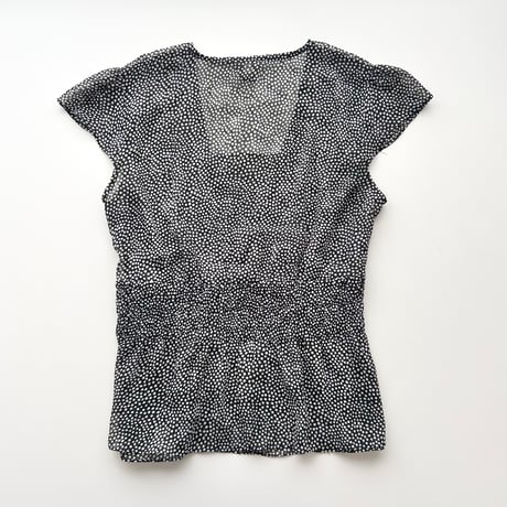 dot chiffon tunic