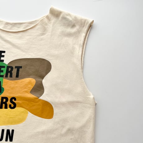 A.P.C. multi color logo tank top