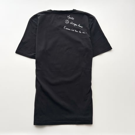 MORGAN black photo printed T-shirts