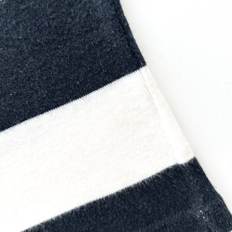 agnes b. white×black striped tank top
