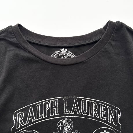 Ralph Lauren black printed T-shirts