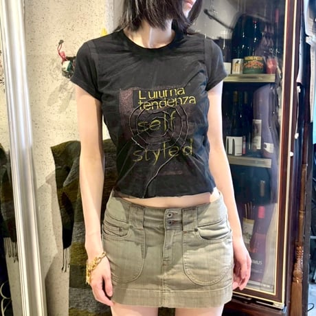 made in Italy / printed tulle T-shirts