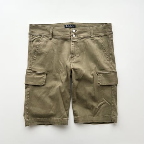 khaki cargo half pants