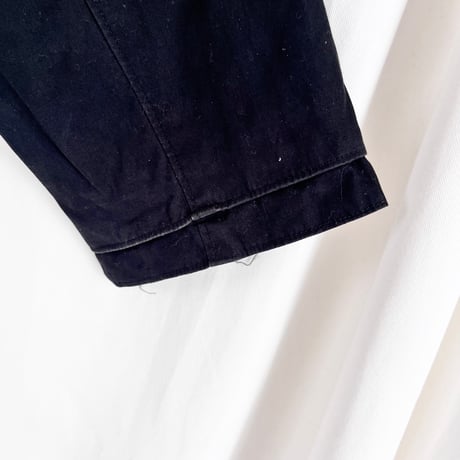DKNY black cotton designed coat
